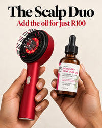 The scalp duo: brush plus oil for R100