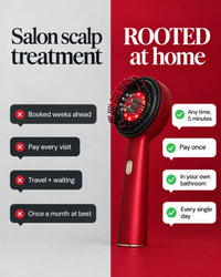 Salon scalp treatment vs ROOTED at home